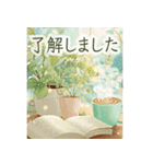 カフェと日常---Cafe and Everyday life---（個別スタンプ：1）