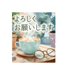 カフェと日常---Cafe and Everyday life---（個別スタンプ：4）