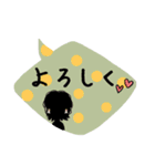 くすみカラー 影絵風＆女子の日常スタンプ（個別スタンプ：10）