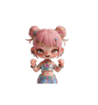 XinraBeat Q：Mirrorのかわいい世界（個別スタンプ：3）