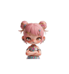XinraBeat Q：Mirrorのかわいい世界（個別スタンプ：8）
