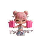 XinraBeat Q：Mirrorのかわいい世界（個別スタンプ：9）