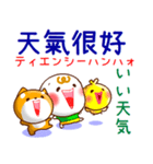 中国語繁体と日本語 連絡用（発音付き）（個別スタンプ：5）