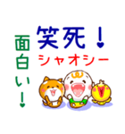 中国語繁体と日本語 連絡用（発音付き）（個別スタンプ：24）