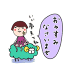 （改）日常使える！ふきだし子ちゃん（個別スタンプ：3）