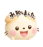 たれみみネコ【茶】3D☆どアップ（個別スタンプ：6）