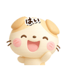たれみみネコ【茶】3D☆どアップ（個別スタンプ：19）