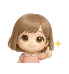 【るなのほわほわ♡癒しスタンプ】（個別スタンプ：1）