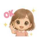 【るなのほわほわ♡癒しスタンプ】（個別スタンプ：2）