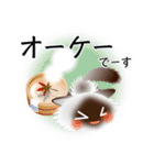 色々な猫4-3 長毛-立ち耳-シャム（個別スタンプ：28）