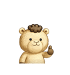 クマ被ってます。（個別スタンプ：4）