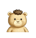 クマ被ってます。（個別スタンプ：21）