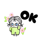 【おんなのこ】のスタンプ（個別スタンプ：4）