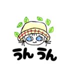【おんなのこ】のスタンプ（個別スタンプ：8）