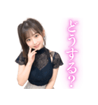 レースドレスの妖艶な女子高校生（個別スタンプ：21）