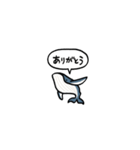 小さいクジラ(フキダシ)（個別スタンプ：7）