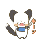 夏に使えるゆるふわチンチラのスタンプ（個別スタンプ：10）