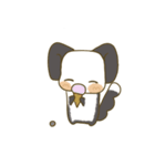 夏に使えるゆるふわチンチラのスタンプ（個別スタンプ：15）