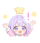 ナイトパープルな女の子スタンプ（個別スタンプ：20）