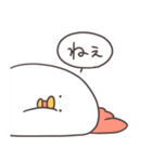 白いゆるとり9(怒哀)（個別スタンプ：26）