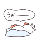 白いゆるとり9(怒哀)（個別スタンプ：28）