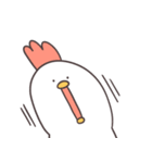 白いゆるとり9(怒哀)（個別スタンプ：37）