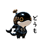 やみかわ魔獣2_クジラ（個別スタンプ：5）
