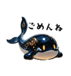 やみかわ魔獣2_クジラ（個別スタンプ：9）