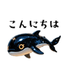 やみかわ魔獣2_クジラ（個別スタンプ：14）