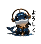 やみかわ魔獣2_クジラ（個別スタンプ：17）