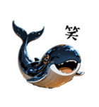 やみかわ魔獣2_クジラ（個別スタンプ：28）