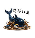 やみかわ魔獣2_クジラ（個別スタンプ：33）