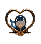 やみかわ魔獣2_クジラ（個別スタンプ：39）