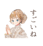 英語学習★クラシカルメイド（個別スタンプ：24）