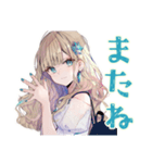 ふんわり女子の丁寧じゃない暮らし（個別スタンプ：10）