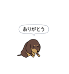 新・激しく尻尾をふるダックス【闇MIX】（個別スタンプ：17）