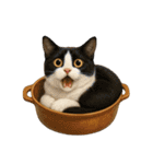 わが家の鍋ねこ（個別スタンプ：21）