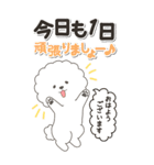 やさしいビションフリーゼ『仕事＆連絡』（個別スタンプ：3）