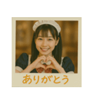 面白い＆可愛いコンカフェ嬢ポラロイド写真（個別スタンプ：3）