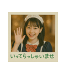面白い＆可愛いコンカフェ嬢ポラロイド写真（個別スタンプ：5）