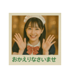 面白い＆可愛いコンカフェ嬢ポラロイド写真（個別スタンプ：6）