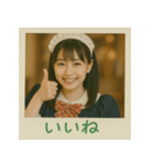 面白い＆可愛いコンカフェ嬢ポラロイド写真（個別スタンプ：9）