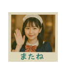 面白い＆可愛いコンカフェ嬢ポラロイド写真（個別スタンプ：19）