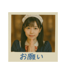 面白い＆可愛いコンカフェ嬢ポラロイド写真（個別スタンプ：20）
