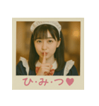 面白い＆可愛いコンカフェ嬢ポラロイド写真（個別スタンプ：21）