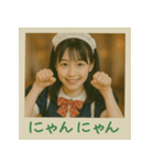 面白い＆可愛いコンカフェ嬢ポラロイド写真（個別スタンプ：22）