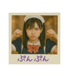 面白い＆可愛いコンカフェ嬢ポラロイド写真（個別スタンプ：39）