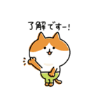 ゆるゆるニャンコの状況報告（個別スタンプ：33）