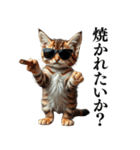 【ネタ・爆笑】極道のヤクザになった子猫（個別スタンプ：7）