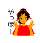 ポニテ女子のジム成果報告★日常（個別スタンプ：3）